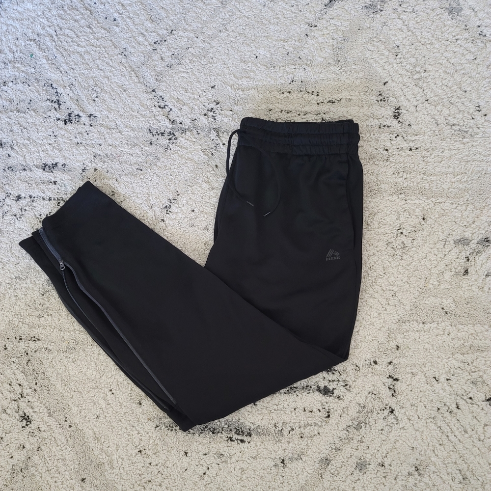 🆕️4 for 40🆕️RBX Jogger Pants Mens Size XL Black Fleece Tapered 
